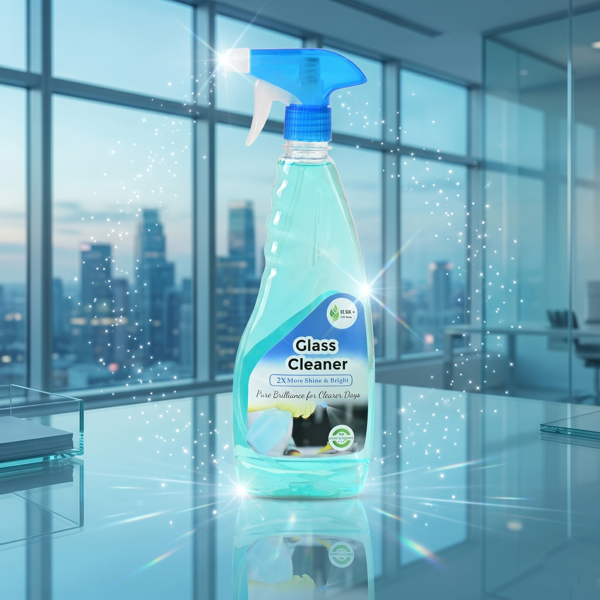 Glass Cleaner 1 ClinoPlus Premium Glass Cleaner | Organic, Streak-Free Window & Multi-Surface Spray 500ml - Image 1
